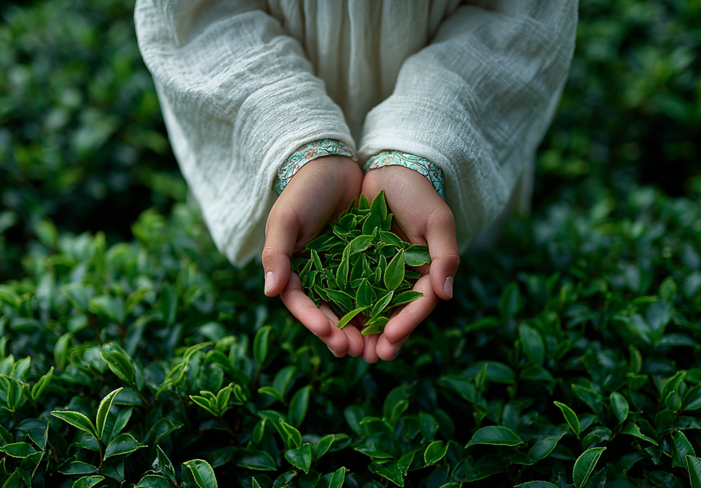 matcha on hand