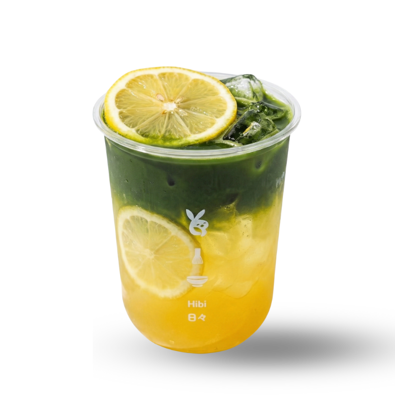 honey lemon matcha